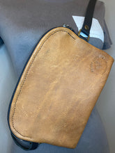 Load image into Gallery viewer, Brown and Black Leather Belt Bag